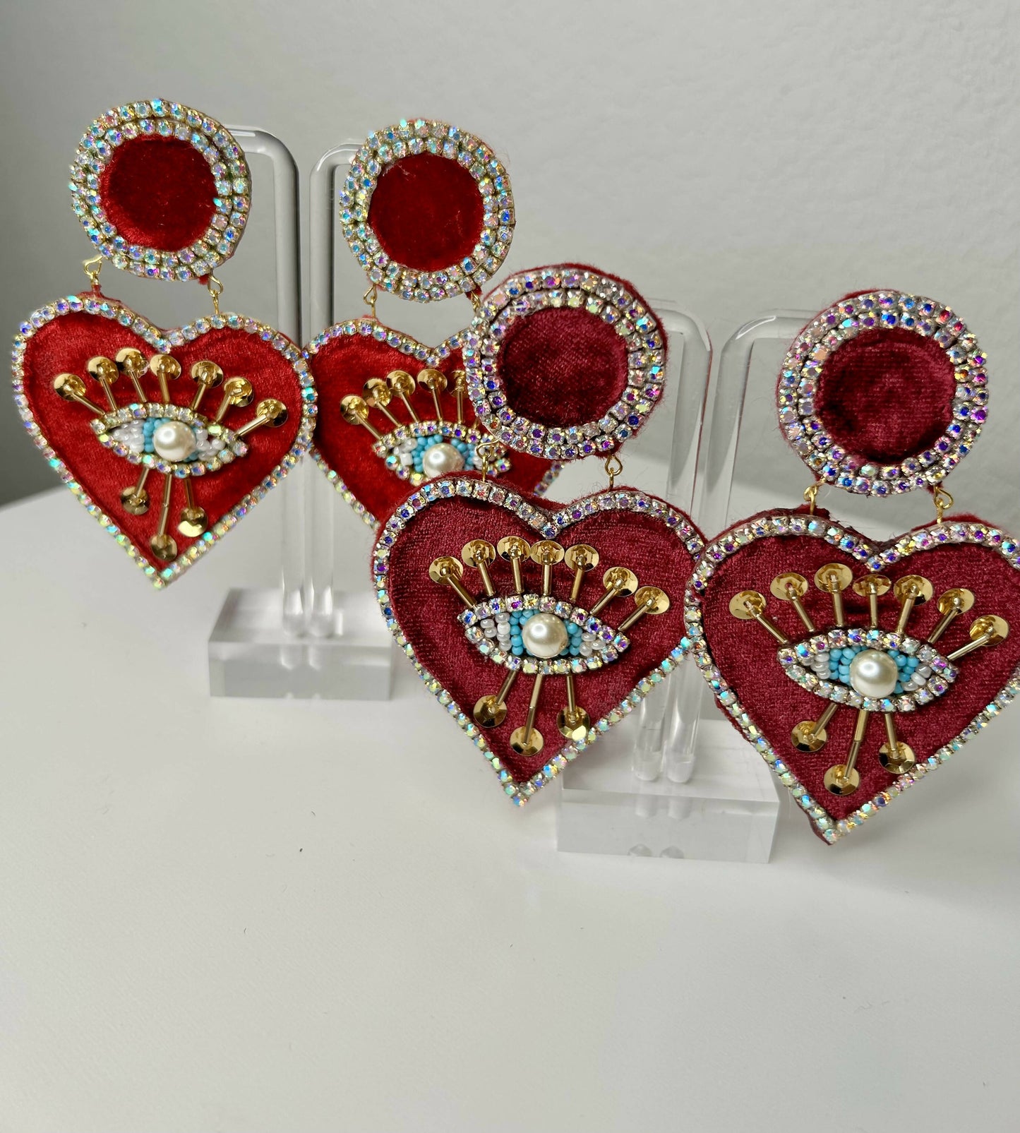 Mariachi Heart Earrings