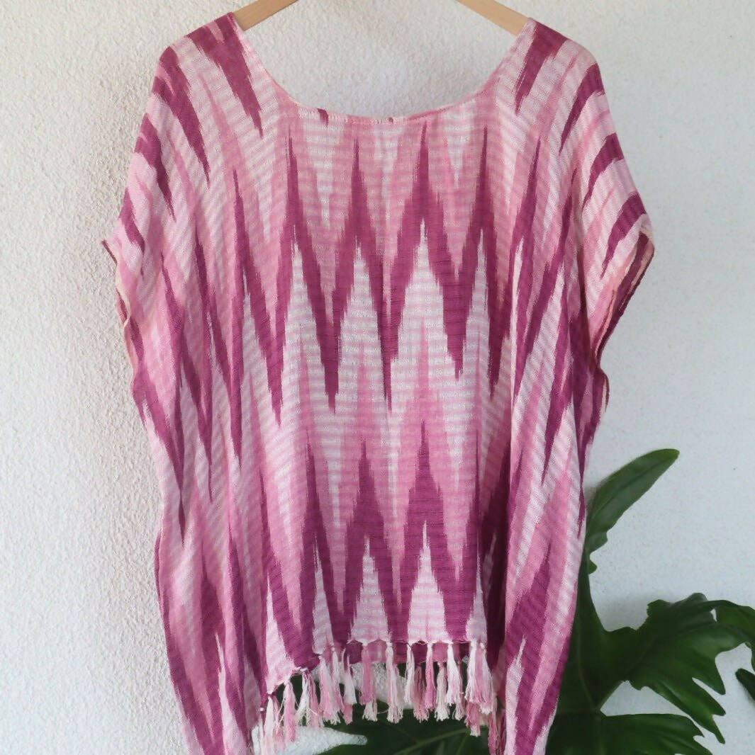 Natural Dye Hand Woven Silky Top