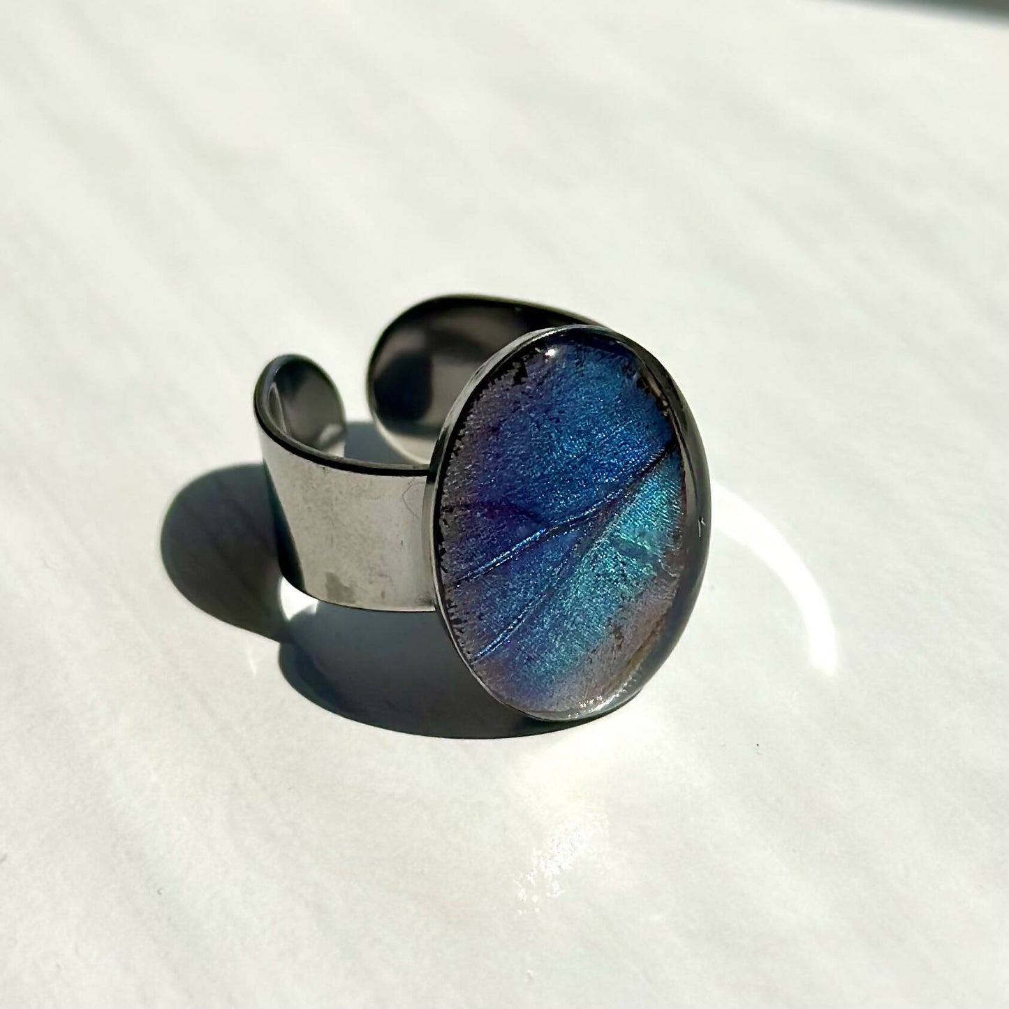Real Butterfly Rings - Adjustable to fit all