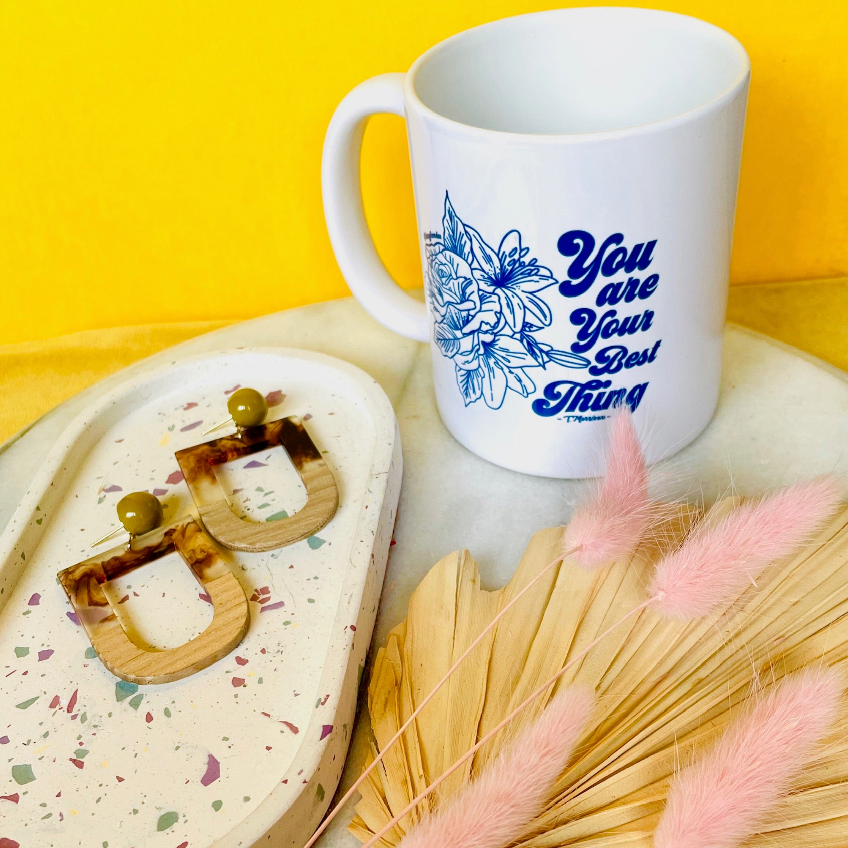 You are your best thing coffee tea matcha mug - Las Ofrendas