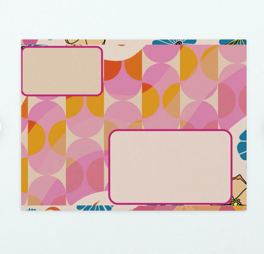 Bloom Where You Are Planted flower power Greeting Card