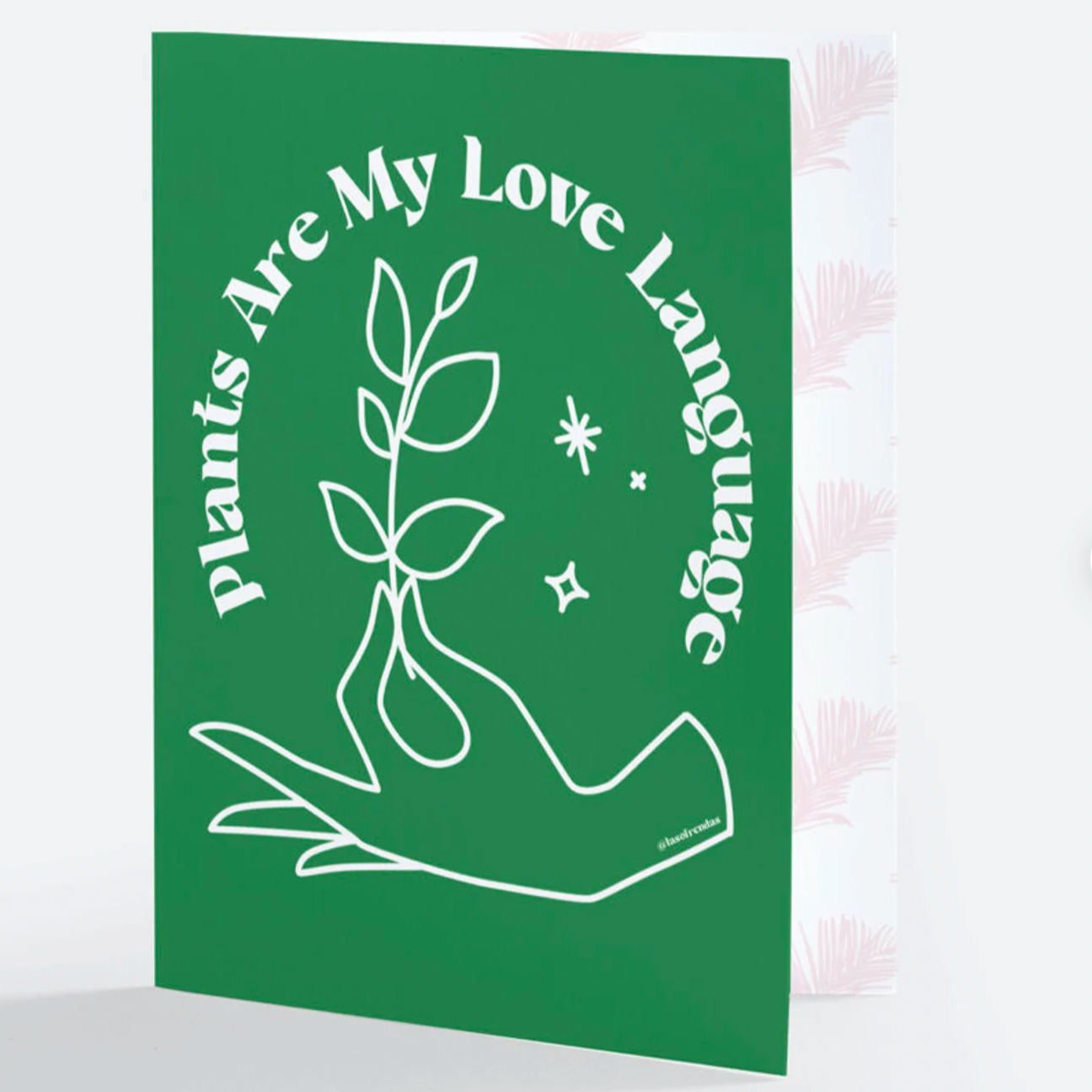 Plants Are My Love Language Greeting Card