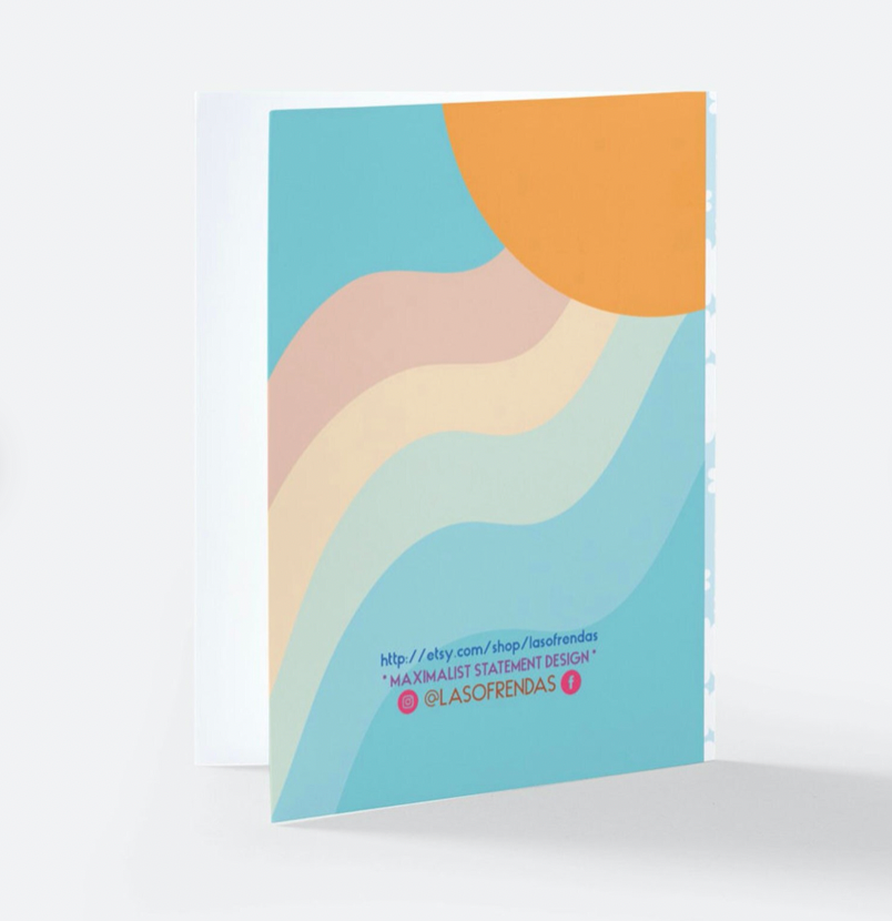 Just Keep Growing Greeting Card - Las Ofrendas