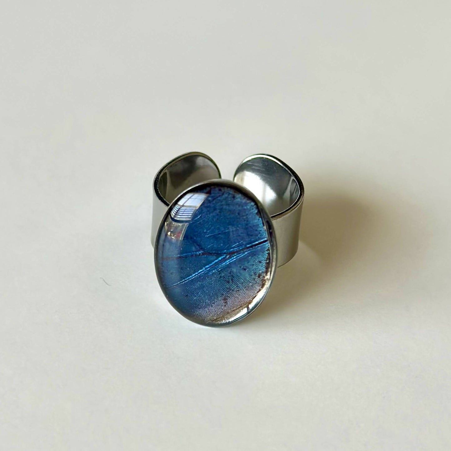Real Butterfly Rings - Adjustable to fit all