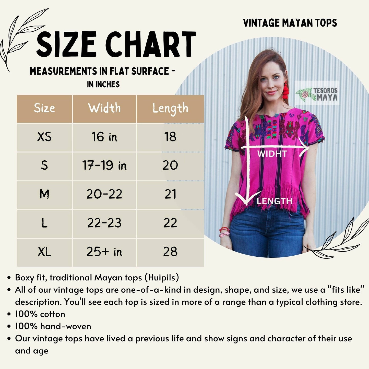 Vintage Huipil Top - Black