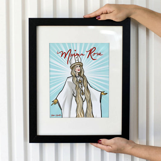 Limited Edition 'Archbishop Moira Rose' Digital Art Print - Las Ofrendas 