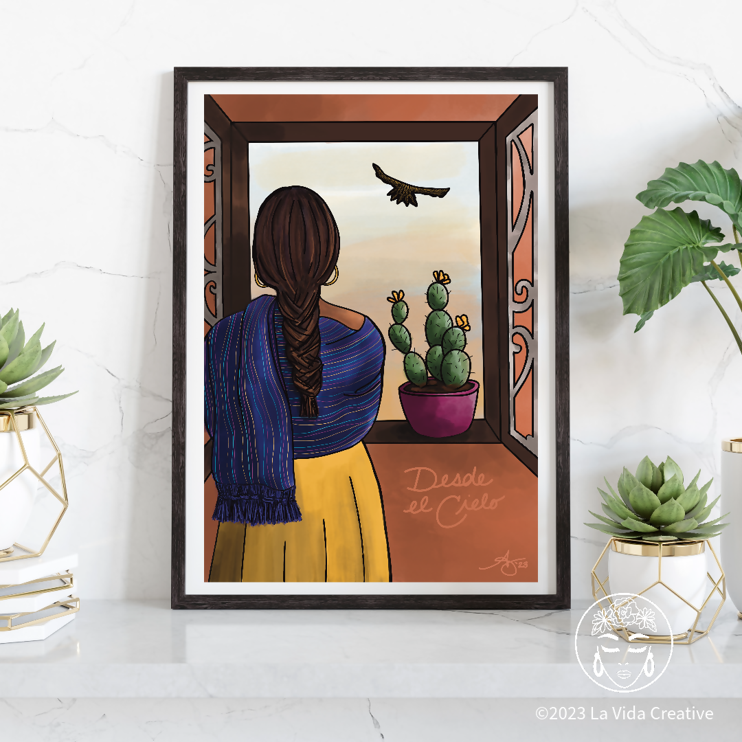 Desde el Cielo Art Print - Las Ofrendas