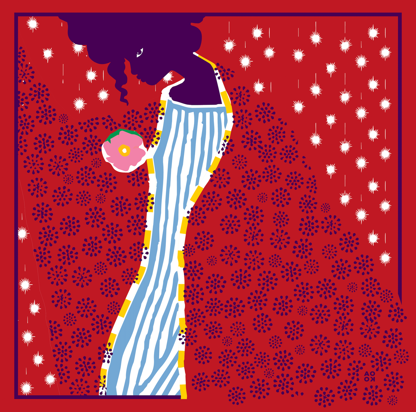 Bandana - Me Time (Red) - Las Ofrendas