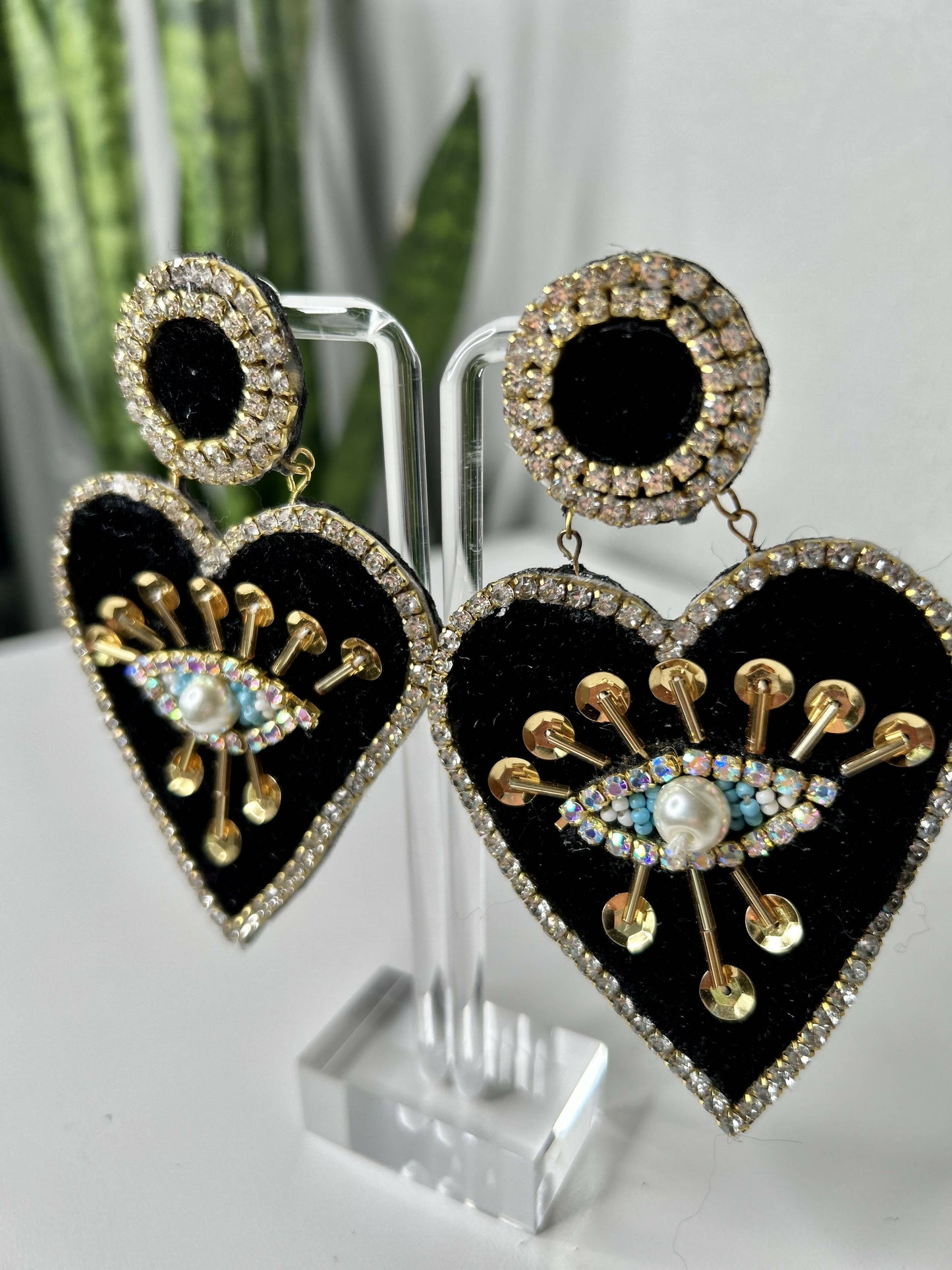 Mariachi Heart Earrings