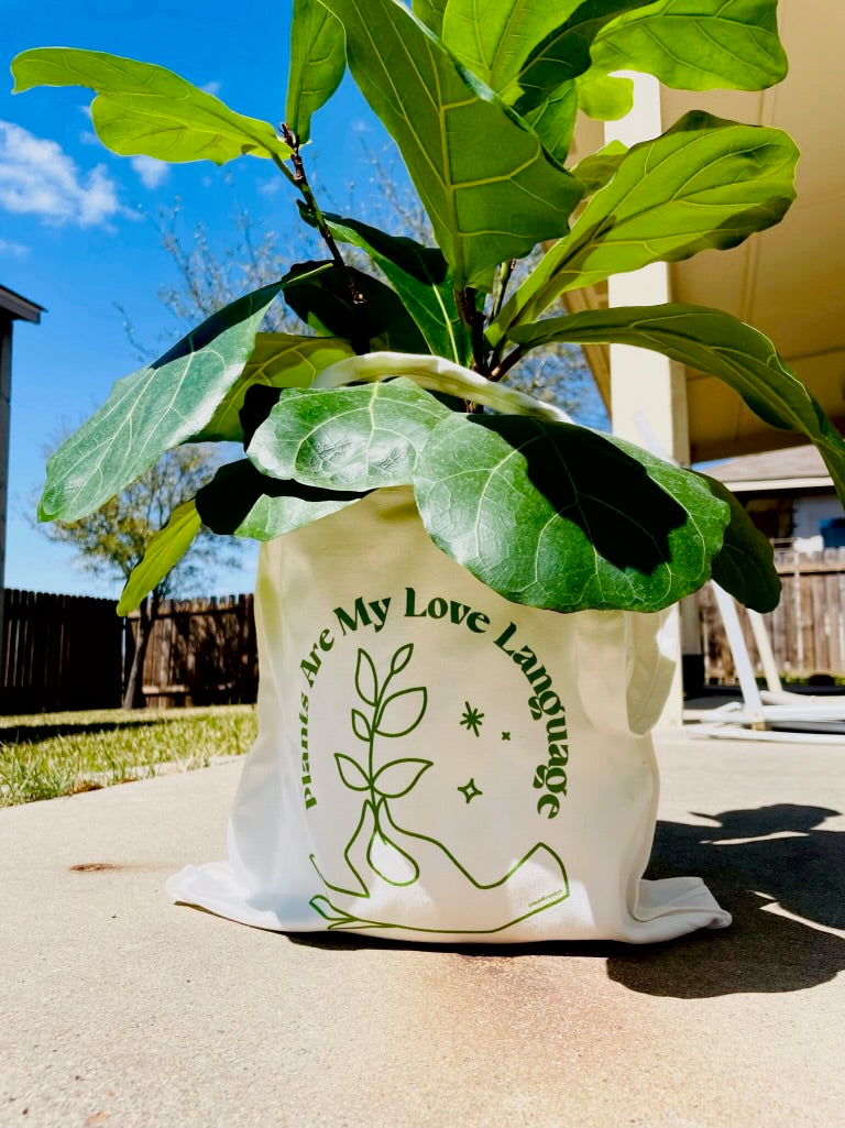 Plants Are My Love Language Tote Bag - Las Ofrendas