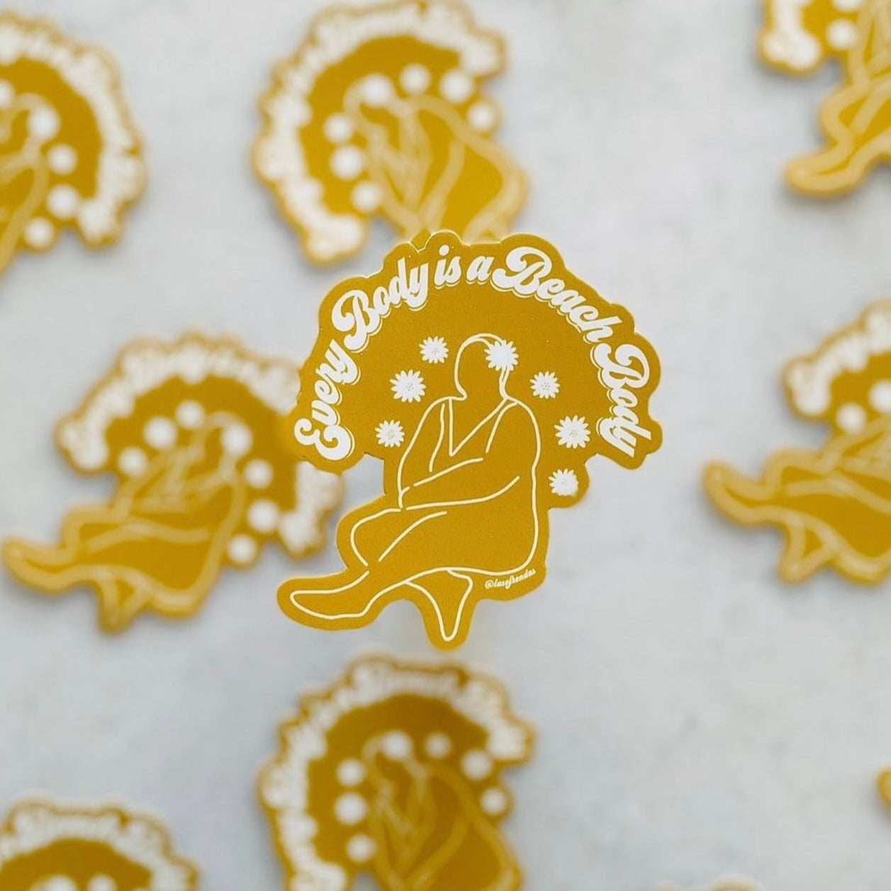 Every Body is a Beach Body Sticker - Las Ofrendas