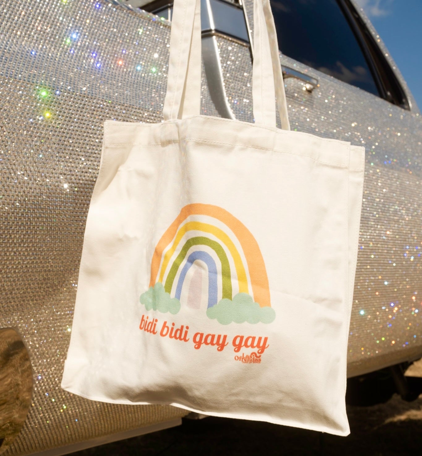 Bidi Bidi Gay Gay Tote Bag - Las Ofrendas 