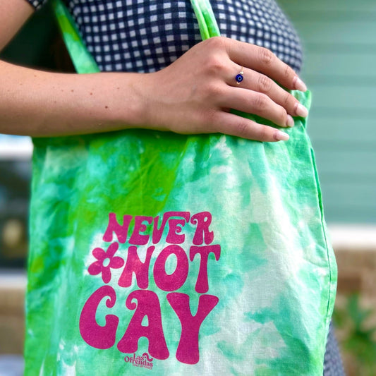 Never Not Gay Tote Bag - Las Ofrendas 