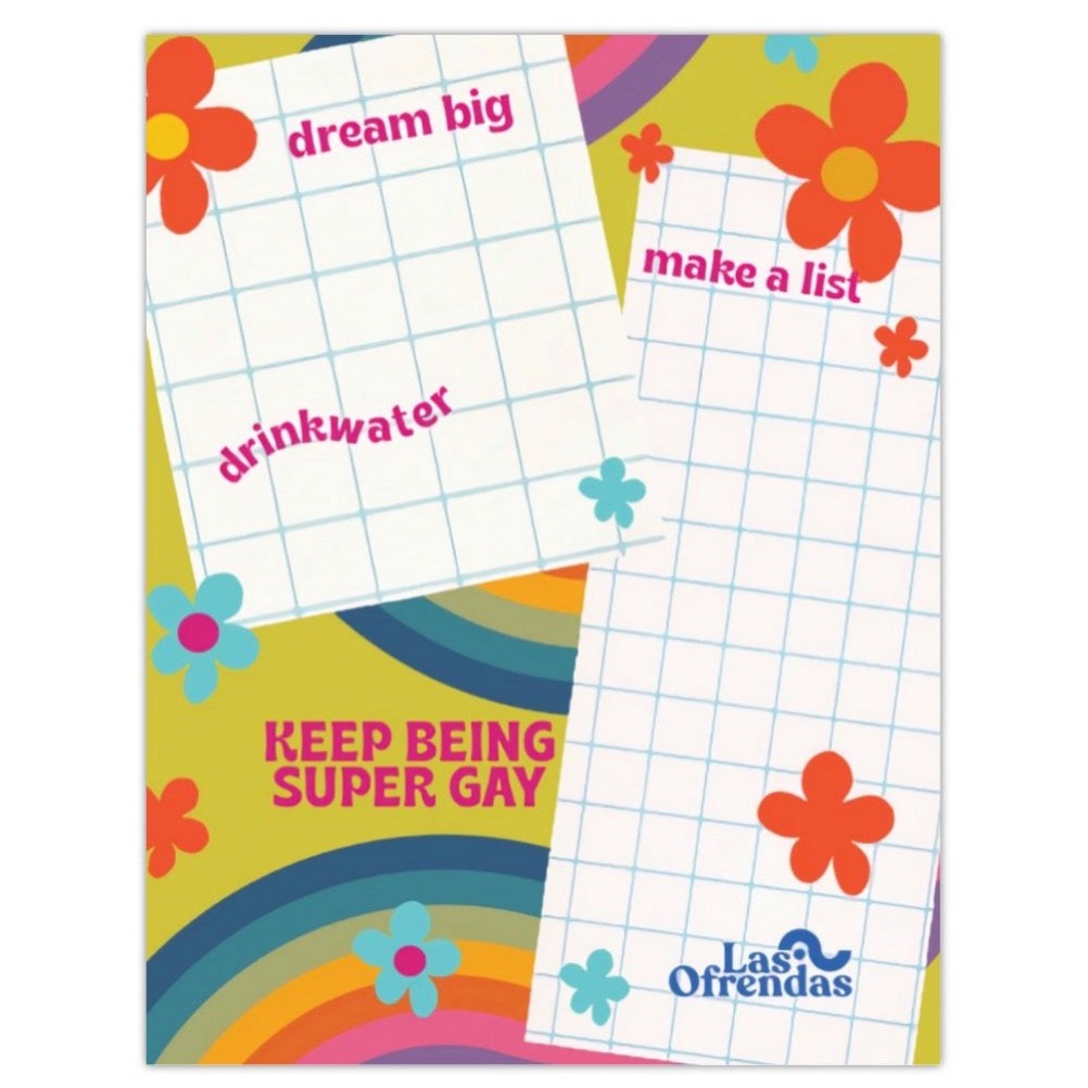 Keep Being Super Gay Notepad