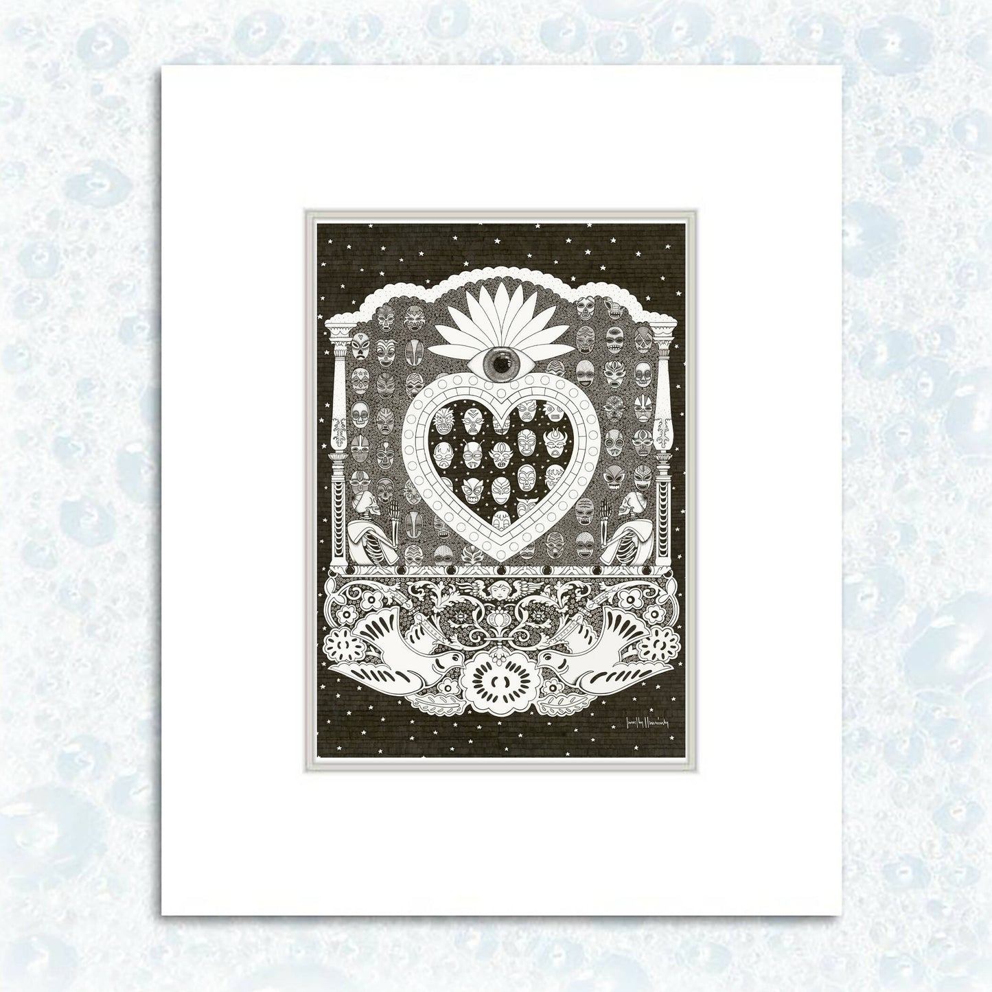 Corazon de Mexico Print - Las Ofrendas
