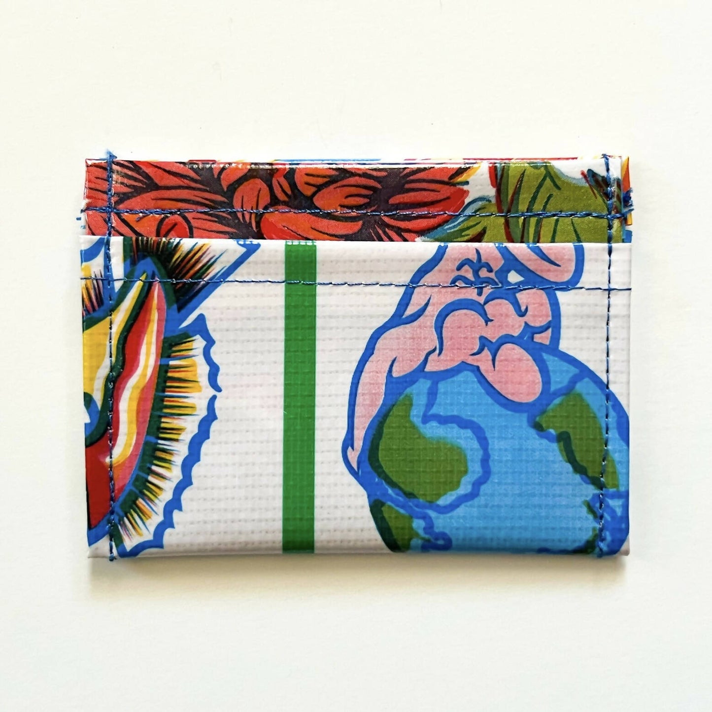 Oilcloth Minimalist Wallet - assorted colors - Las Ofrendas
