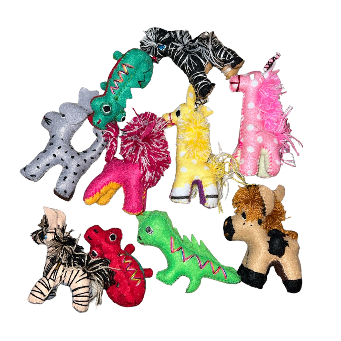 4” Mini Wool Woven Animalitos - Las Ofrendas