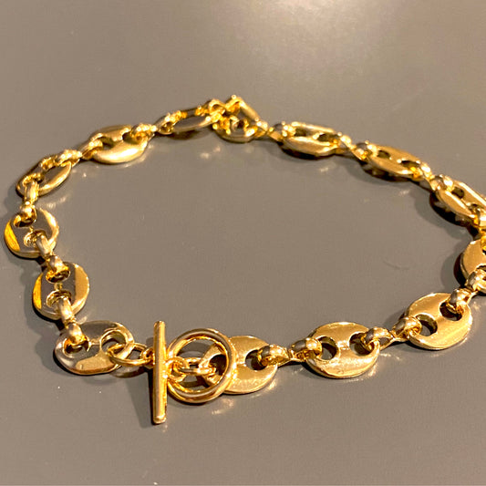 Gold Link Bracelets - Las Ofrendas 