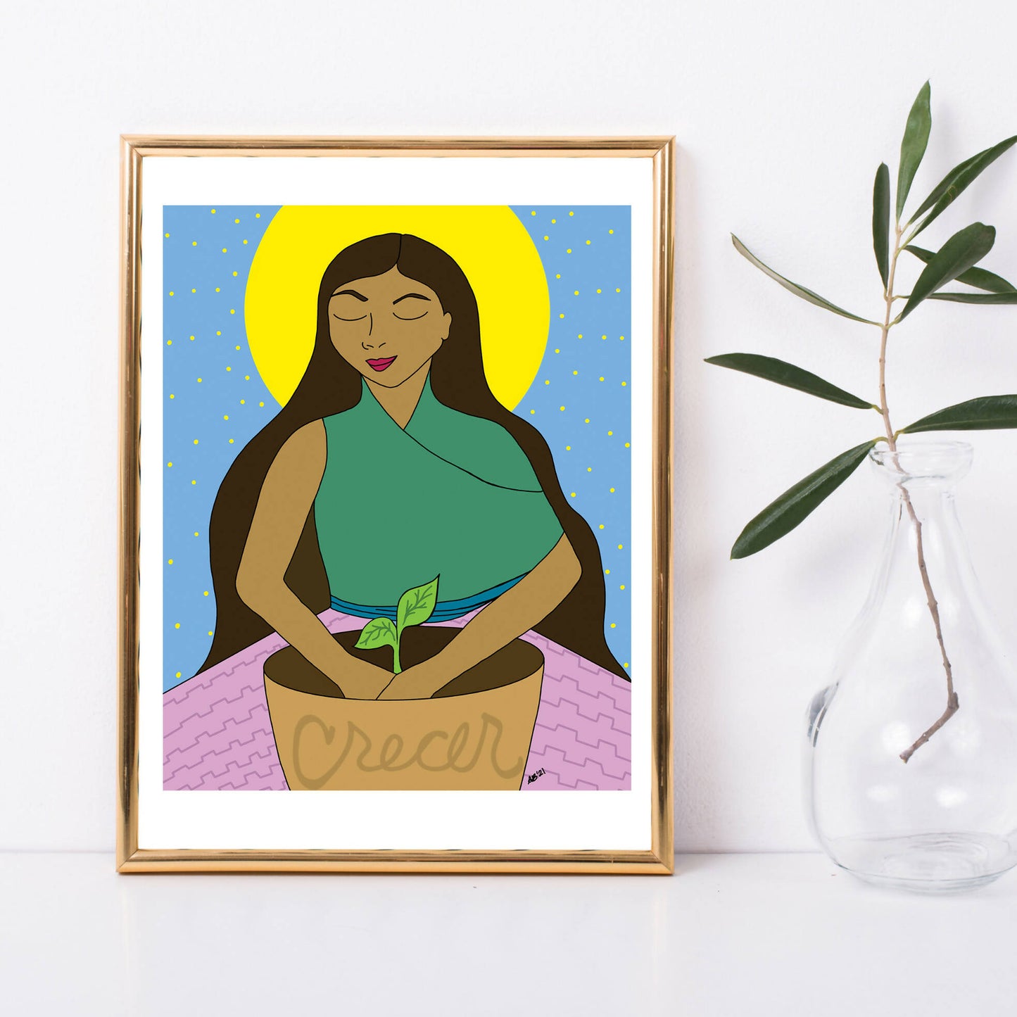 Crecer Art Print