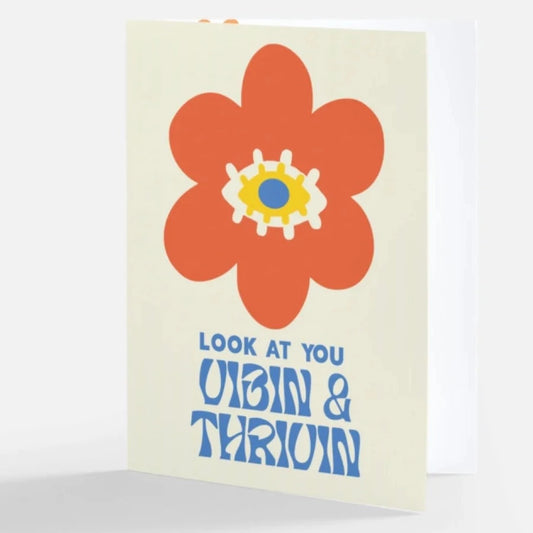 Look at You Vibin and Thrivin Greeting Card - Las Ofrendas