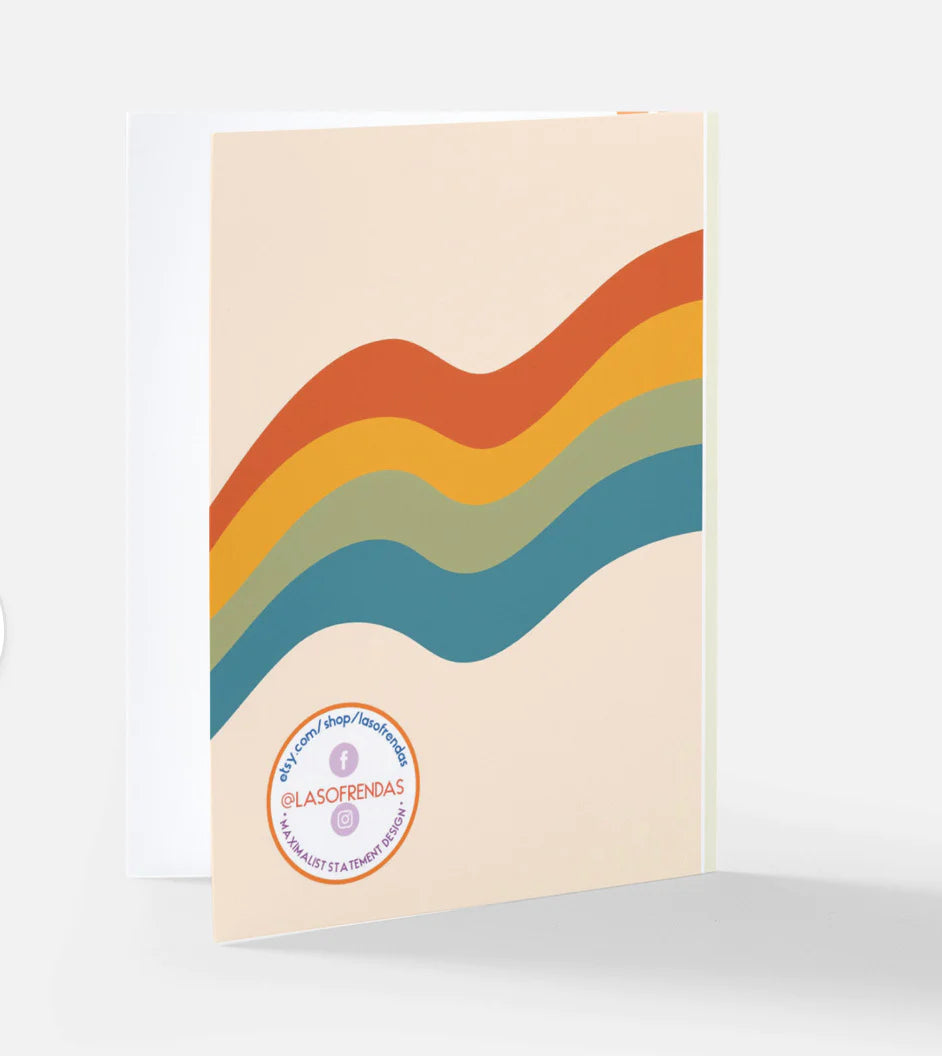 Look at You Vibin and Thrivin Greeting Card