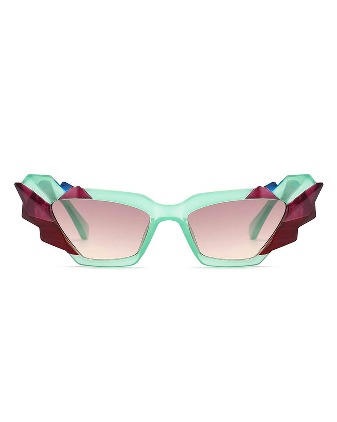 Women Geometric Irregular Cat Eye Fashion Sunglasses