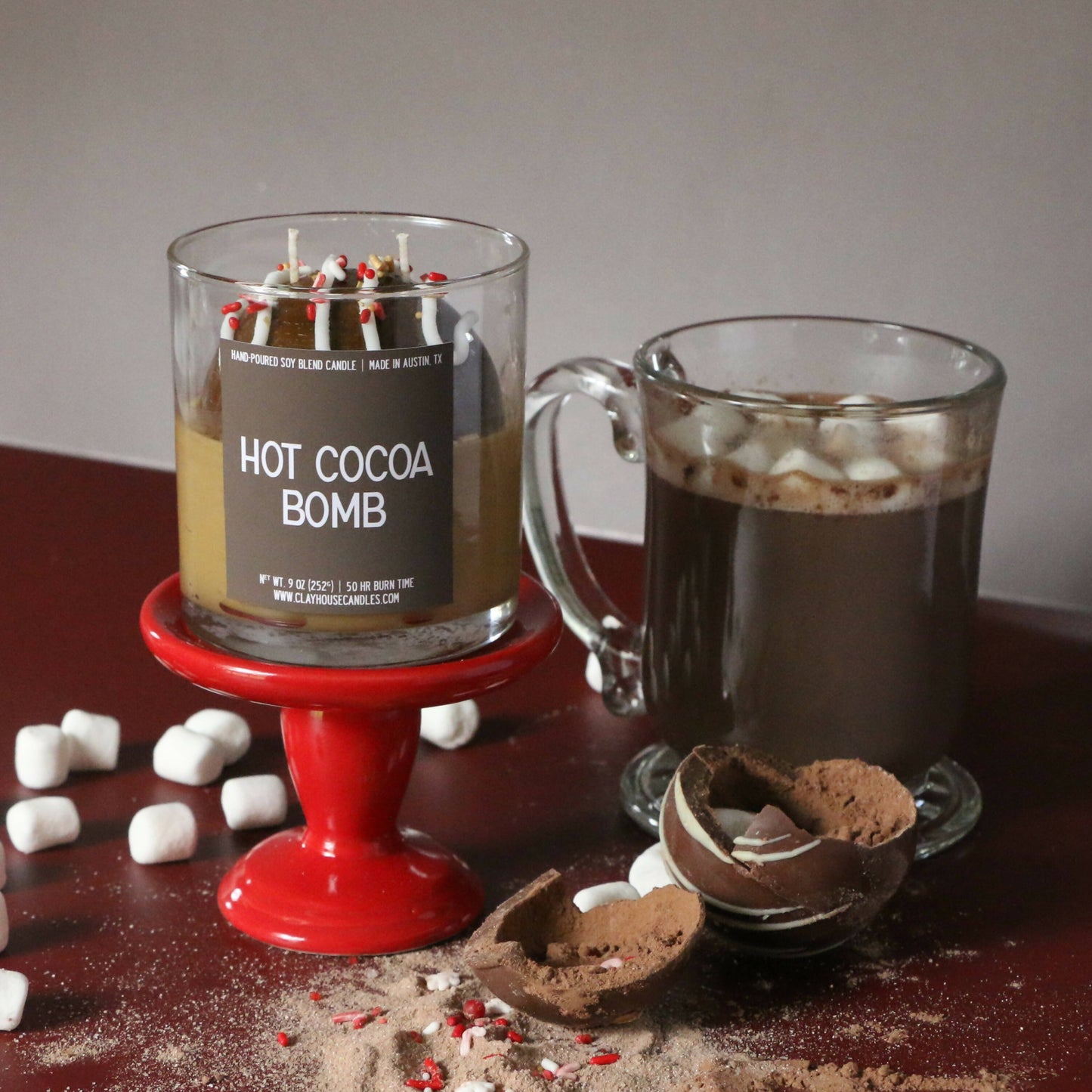 Hot Cocoa Bomb 9oz Candle