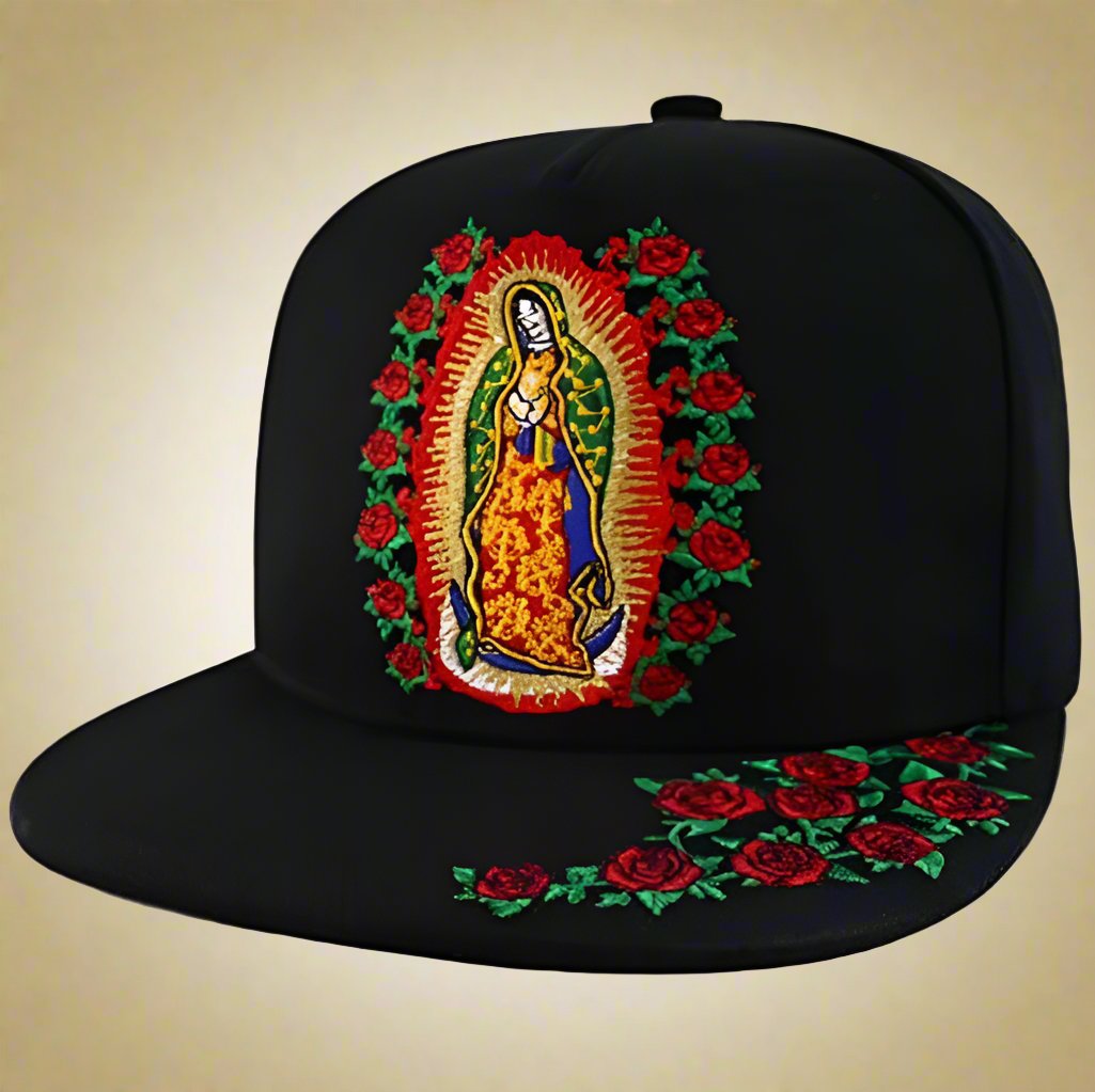 Guadalupe is my homegirl - Rose Flat Bill Snapback