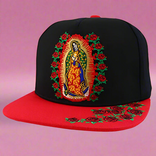 Guadalupe is my homegirl - Rose Flat Bill Snapback