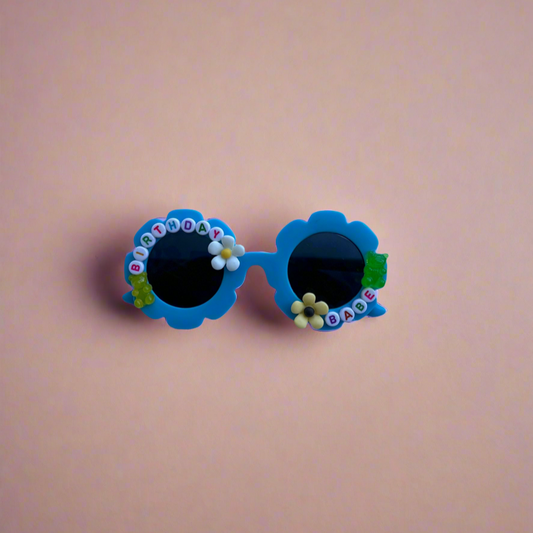 cute trendy kids birthday sunglasses