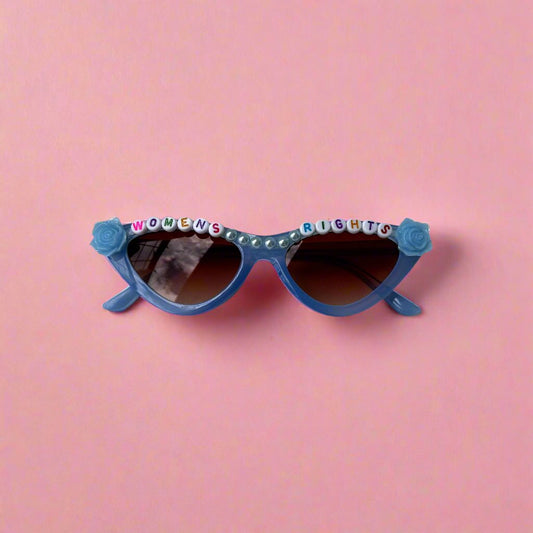 Adult Blue Women's Rights Sunglasses