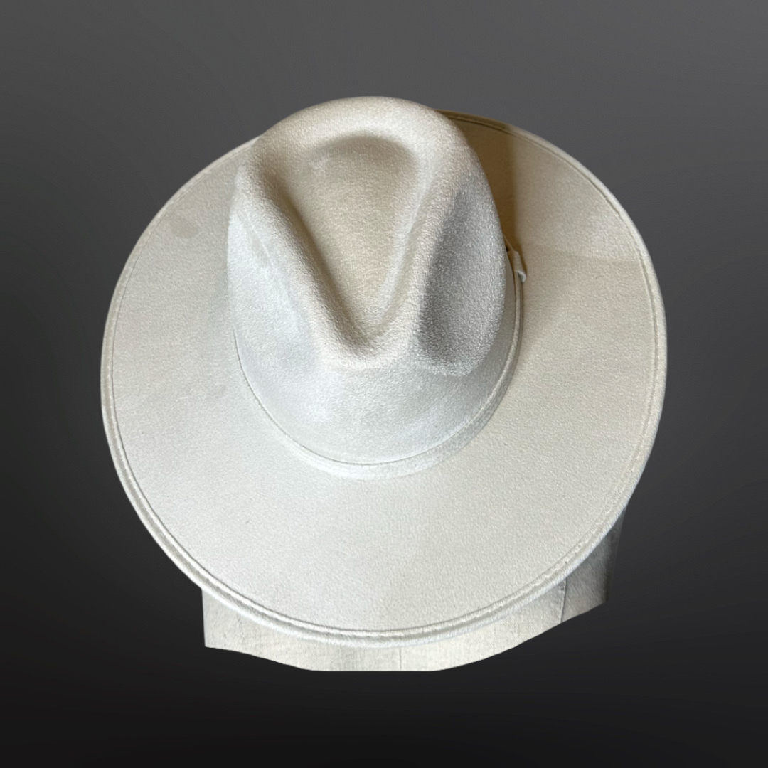 Rancher / Cowboy Vegan Suede Hat