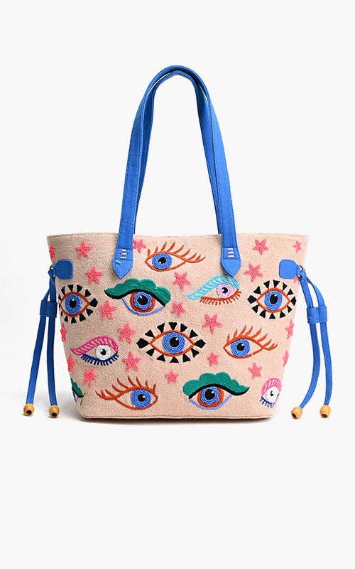 Mystic Gaze Pink Tote extra- large