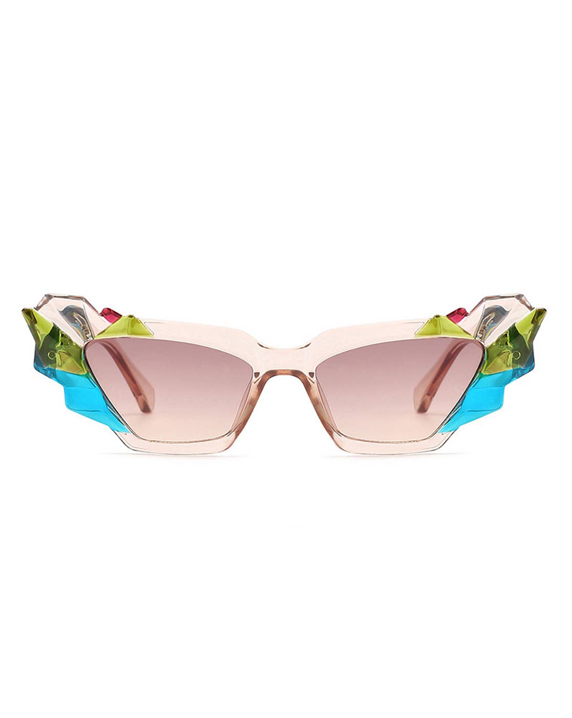 Women Geometric Irregular Cat Eye Fashion Sunglasses