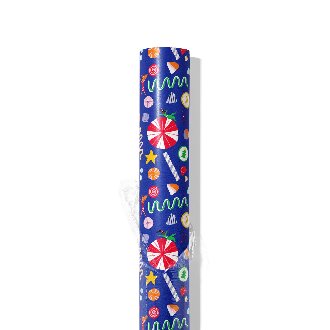 Christmas Candy Rolled Gift Wrap - Las Ofrendas 
