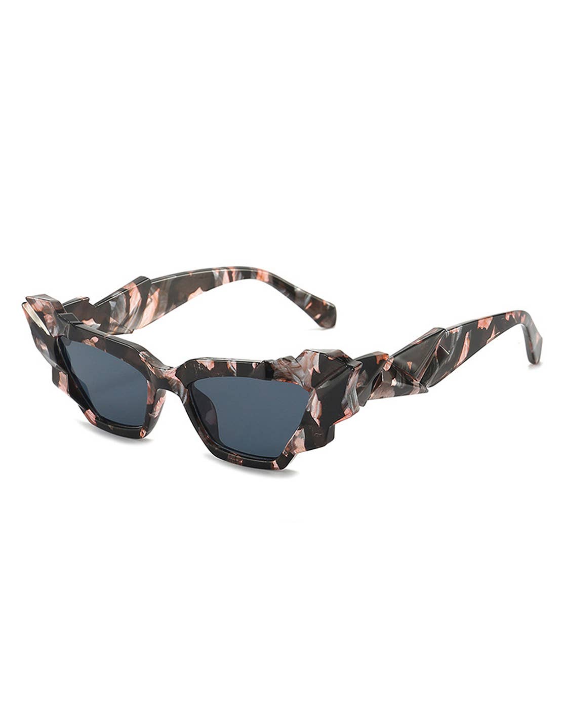 Women Geometric Irregular Cat Eye Fashion Sunglasses