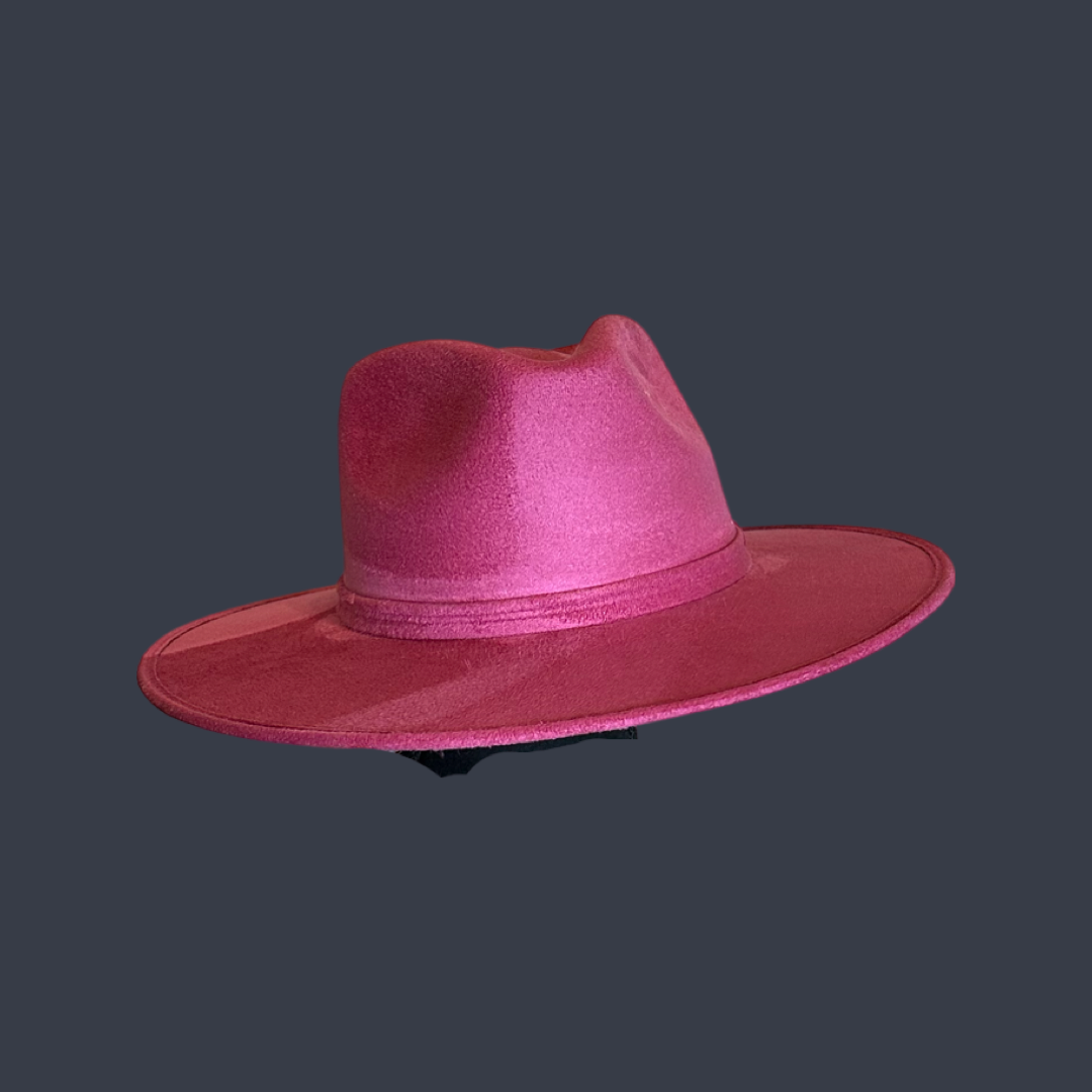 Rancher / Cowboy Vegan Suede Hat