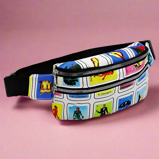 Loteria Matte Padded Waist Bum Belt Bag Fanny Pack