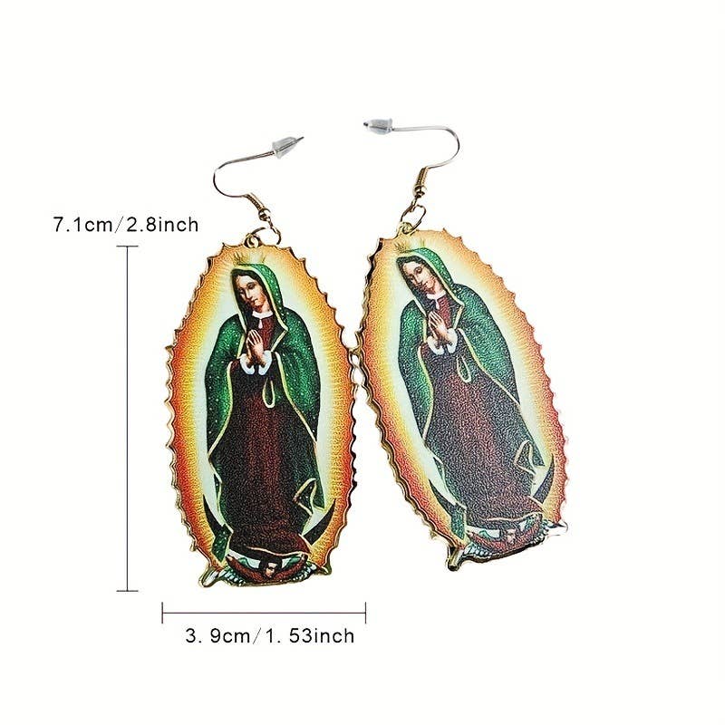 Guadalupe Dangle Acrylic Earrings