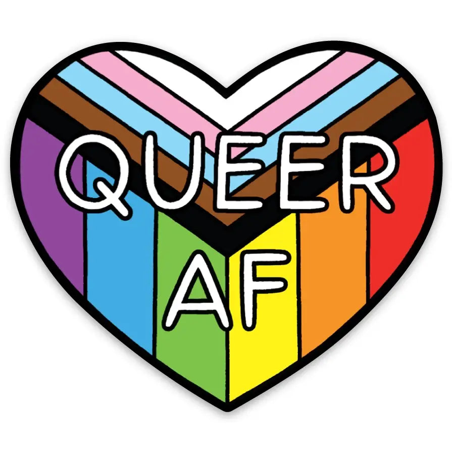 Queer Af Die Cut Sticker *pre-order* - Las Ofrendas 