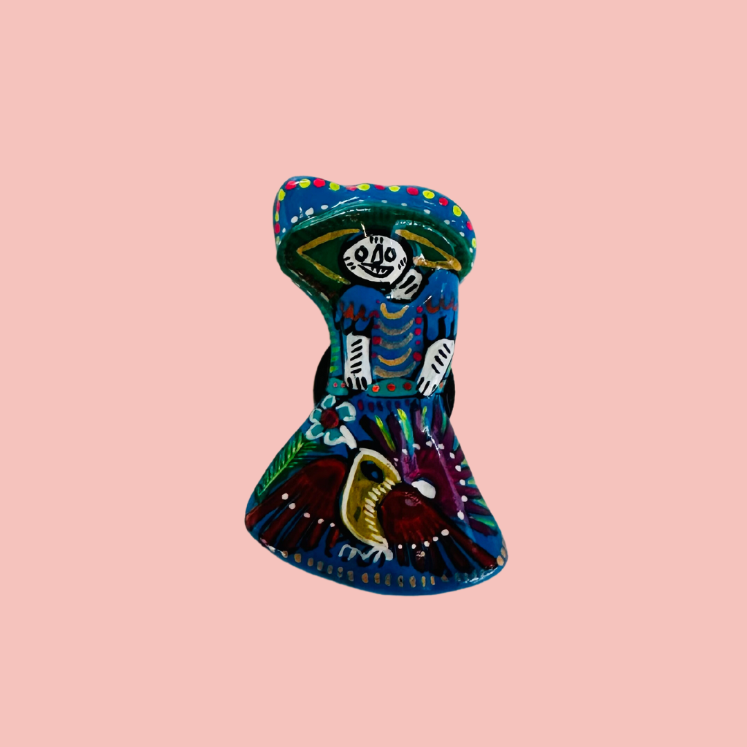 Assorted Catrina Dia de Los Muertos Magnets - Las Ofrendas 