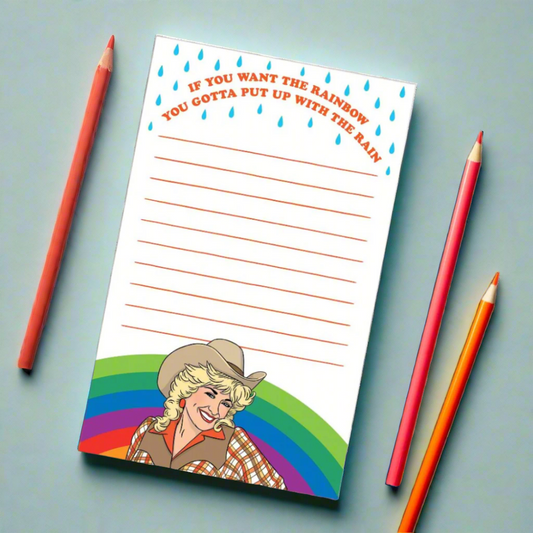 Notepad: Dolly Rainbow