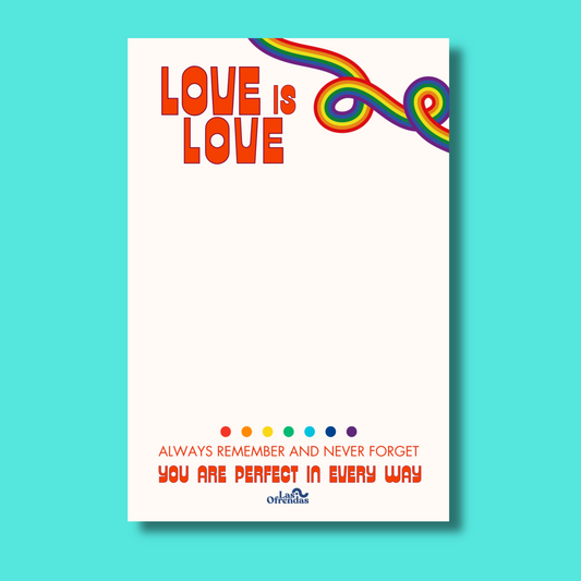 Love is Love Notepad