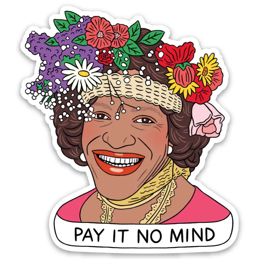 Marsha P. Johnson Die Cut Sticker  *pre-order* - Las Ofrendas 