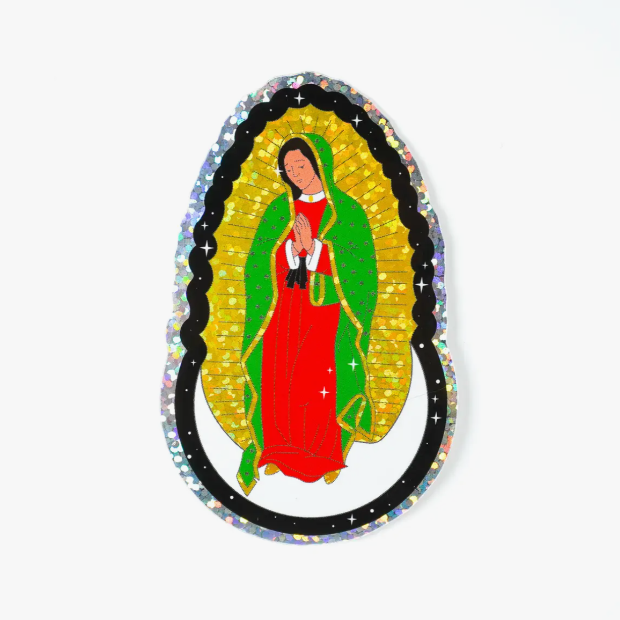 Virgen Santa 3" Sticker - Las Ofrendas 