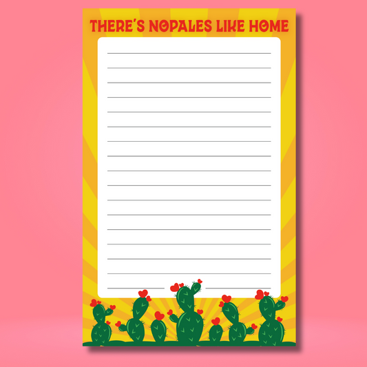 There's Nopales Like Home Notepad - Las Ofrendas 