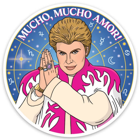 Walter Mercado Die Cut Sticker