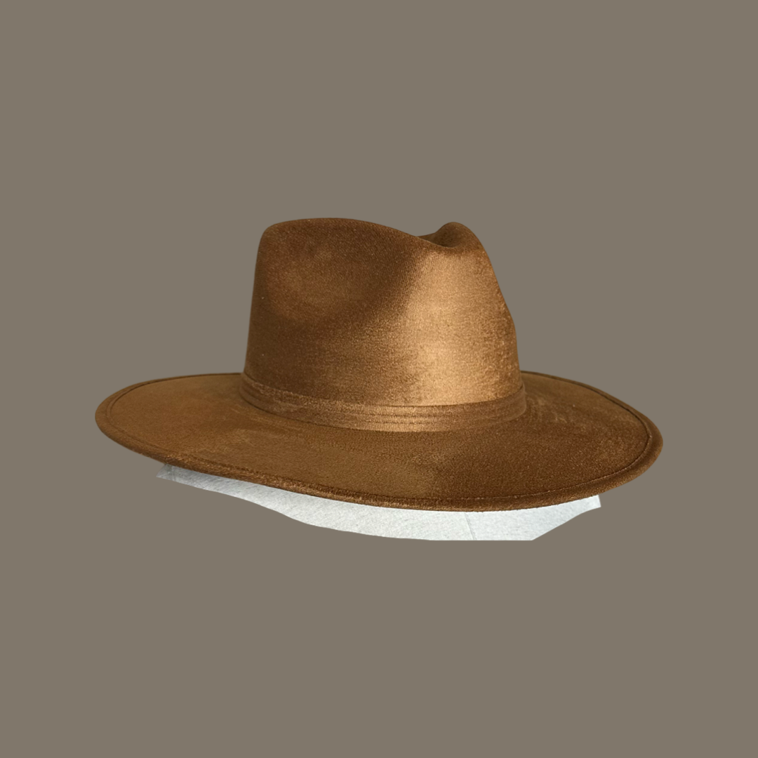 Rancher / Cowboy Vegan Suede Hat