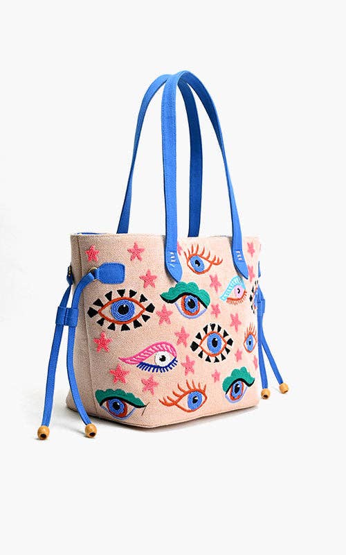 Mystic Gaze Pink Tote extra- large