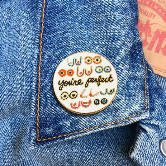 You're Perfect Boobs Pin - Las Ofrendas 